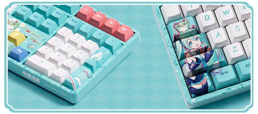 Hatsune Miku 5108B Plus Mechanical Keyboard | Akko Official