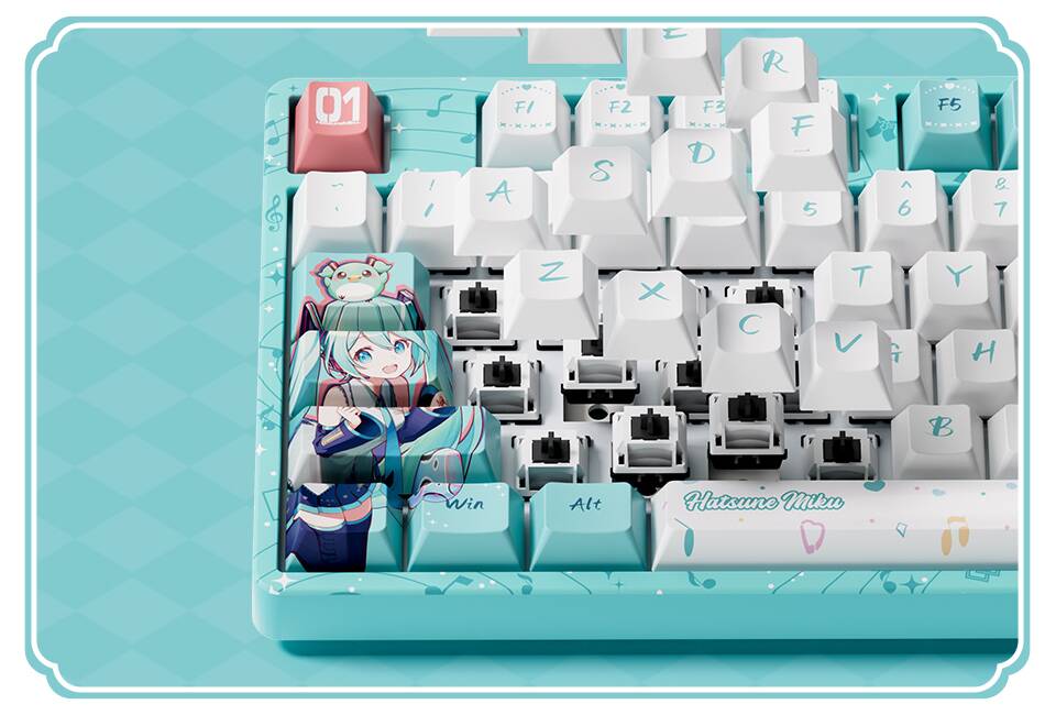 Akko様 Hatsune Miku 5108B Plus Mechanical Keyboard | Akko Official