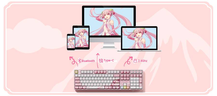 Sakura Miku 5108B Plus | Akko Official Global Site